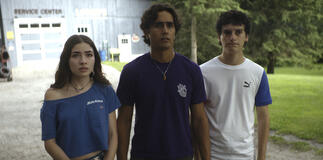 Caitlyn (Melissa Collazo), Zac (Michael Cimino) e Marcel (Nicolas Cantu) in Motorheads - Stagione 1 - Immagine dal set