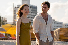 (S-D) Willa Fitzgerald come Danny Simms e Colin Woodell come Xander Phillips in Pulse 1x10