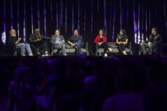 Il cast di Light & Magic in 'Light & Magic: A Glimpse into the Magic of Season 2' sul Celebration Stage durante il primo giorno della Star Wars Celebration Japan 2025 - Day 1 - 18 aprile 2025