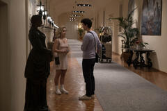 Haley Lu Richardson, Adam DiMarco in The White Lotus 2x02