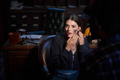 Ella Rubin in Until Dawn Fino all'alba - Immagine dal set