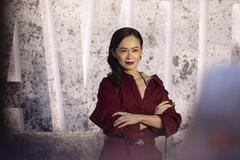 Yann Yann Yeo partecipa alla première mondiale di Havoc di Netflix al BFI IMAX il 15 aprile 2025 a Londra, Inghilterra