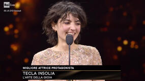 David70 - Migliore Attrice Protagonista a Tecla Insolia per L'Arte della Gioia