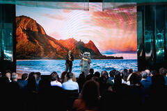 Disney Italia Showcase 2025 - Daniel Frigo, Country Manager Italy, con Stich