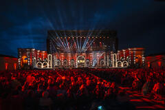 Piero Barone, Ignazio Boschetto e Gianluca Ginoble in Tutti per Uno - Viaggio nel Tempo 2025