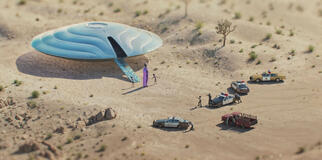 Love, Death & Robots - Stagione 4 'Close Encounters of the Mini Kind' - Immagine dal set