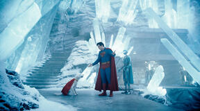 David Corenswet come Superman in Superman di James Gunn