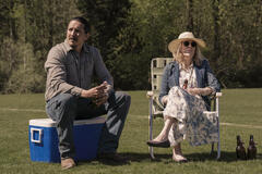 Gabriel Luna, Catherine O'Hara in The Last of Us 2x03