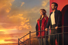 Margot Robbie e Colin Farrell in A Big Bold Beautiful Journey - Un viaggio straordinario