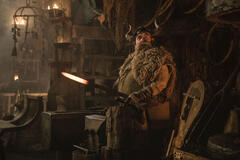 Nick Frost come Gobber in How to Train Your Dragon, il live-action di Universal Pictures - Immagine dal set