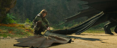Hiccup (Mason Thames) in How to Train Your Dragon, il live-action di Universal Pictures - Immagine dal set
