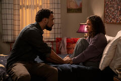 (S-D) Nathan Mitchell come Zion Miller, Antonia Gentry come Ginny Miller in Ginny & Georgia 3x07