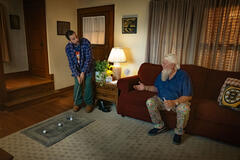 (S-D) Adam Sandler come Happy Gilmore e John Daly come John Daly in Un tipo imprevedibile 2