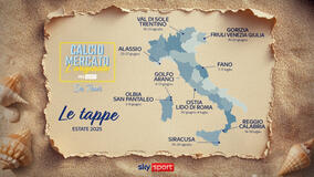 Calciomercato - L'Originale 2025 - Tappe