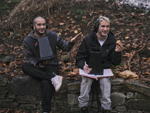 Danny e Michael Philippou sul set del film Bring Her Back - Torna da me