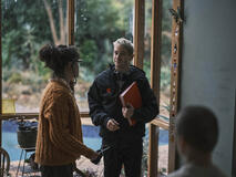 Danny Philippou sul set del film Bring Her Back - Torna da me