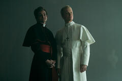 (S-D) Jack Gleeson come Puck, Freddie Fox come Loki in The Sandman 2x07