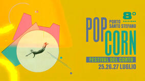 Pop Corn Festival del Corto 2025 - 8a edizione - Poster orizzontale