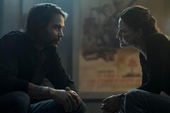 Taylor Kitsch (Ben Edwards), Rona-Lee Shimon (Eliza Perash) in The Terminal List: Dark Wolf