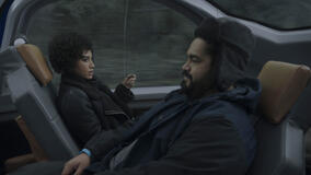 (S-D) Andy Allo (Nora), Joshua Banday (Ivan) in Upload 2x03