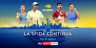 US Open 2025 su Sky