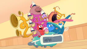 Pesciolino rosso e pesciolino blu - Immagine dal set