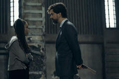 Jaz Sinclair (Marie Moreau), Hamish Linklater (Dean Cipher) in Gen V 2x03