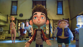 (S-D) Courtney, Alvin, Mitch, Norman, e Neil in ParaNorman, diretto da Sam Fell e Chris Butler