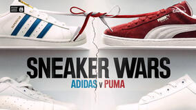 Sneaker Wars Adidas v Puma - Poster logo orizzontale