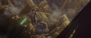 Una scena da 'The Bird of Paradise', da Star Wars: Visions Volume 3 di Lucasfilm