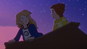 Sabrina Grimm (voce di Ariel Winter) e Daphne Grimm (voce di Leah Newman) in Le Sorelle Grimm 1x03