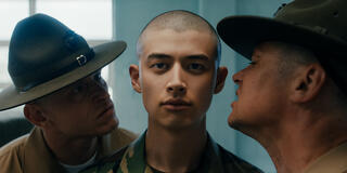 (S-D) Nicholas Logan come Sgt. Howitt, Liam Oh come Ray McAffey e Zach Roerig come Knox in Boots 1x01