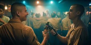 (S-D) Liam Oh come Ray McAffey e Miles Heizer come Cameron Cope in Boots 1x08