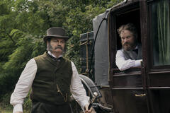 (S-D) Nick Offerman come Chester A. Arthur, Shea Whigham come Roscoe Conkling in Death By Lightning 1x04
