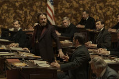 (S-D) Shea Whigham come Roscoe Conkling, Nick Offerman come Chester A. Arthur in Death By Lightning 1x04