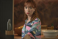 Mel Quinn (Emily Taaffe) in Little Disasters 1x03