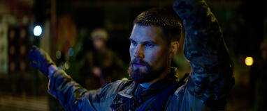 Mads Sjøgård Pettersen come Captain Kristoffer Holm in Troll