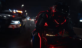 Una scena dal film Tron: Ares