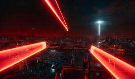 Una scena dal film Tron: Ares