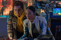 (D) Greta Lee come Eve Kim in Tron: Ares