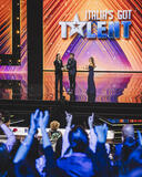 Gianluca 'Fru' Colucci, Frank Matano, Aurora Leone durante la Finale di Italia's Got Talent 2025, il 31 Ottobre 2025.