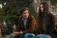 (S-D) Domenico Diele come Andrea De Cesari, Francesca Colucci come Elsa in Mrs Playmen 1x04