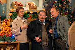 (S-D) Barbara Gallo come Amanda, Mimmo Mignemi come Carmelo in Sicilia Express 1x01