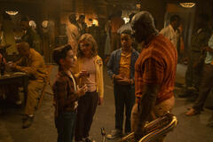 Arian S. Cartaya, Matilda Lawler, Blake Cameron James, Glen Michael Grant in IT Welcome To Derry 1x06