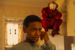 Blake Cameron James, Bill Skarsgård in IT Welcome To Derry 1x07