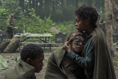 Blake Cameron James, Matilda Lawler, Amanda Christine in IT Welcome To Derry 1x07