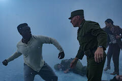 Chris Chalk, Thomas Mitchell, Kimberly Guerrero in IT: Welcome To Derry 1x08