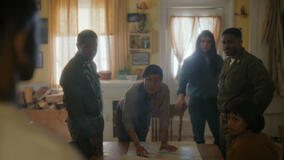 Stephen Rider, Kimberly Guerrero, Joshua Odjick, Jovan Adepo in IT: Welcome To Derry 1x08