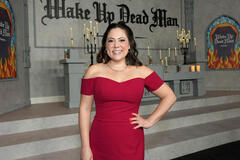 Kerry Frances partecipa alla première di 'Wake Up Dead Man: A Knives Out Mystery' di Netflix, il 17 novembre 2025 a Los Angeles, California