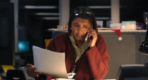 Sunetra Sarker come Georgia Hakopian in Man Vs Baby 1x02